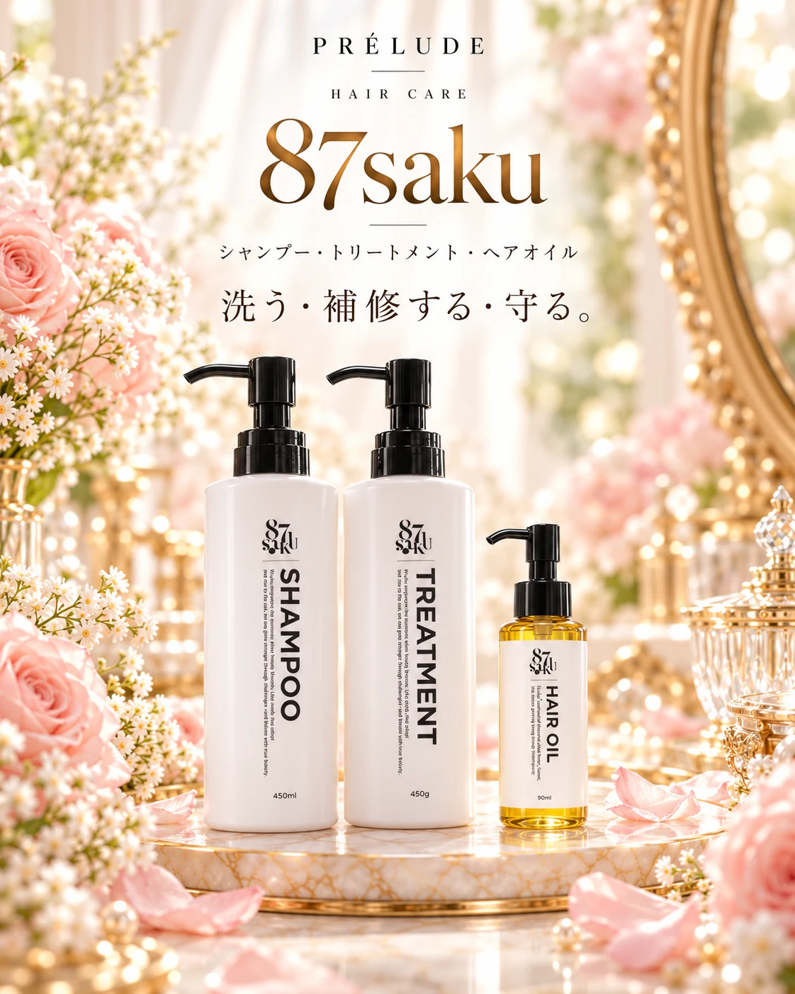シルキーリペア ヘアケア3点セット